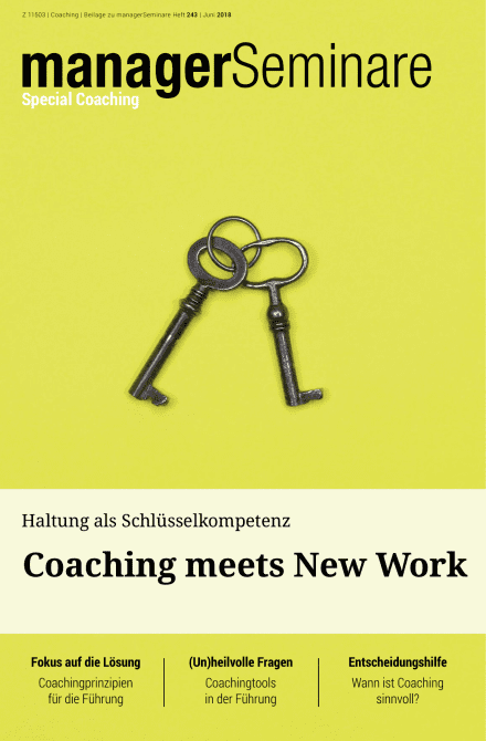 Extraheft  Coaching meets New Work