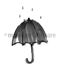 Zeichnung Regenschirm