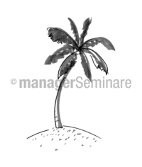 Zeichnung Palme