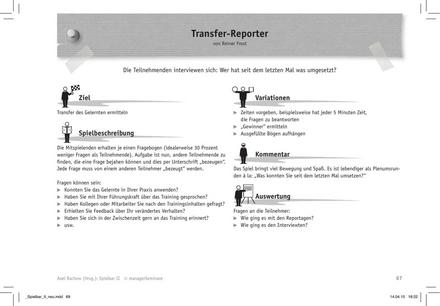 zum Tool: Trainingsspiel: Transfer-Reporter 
