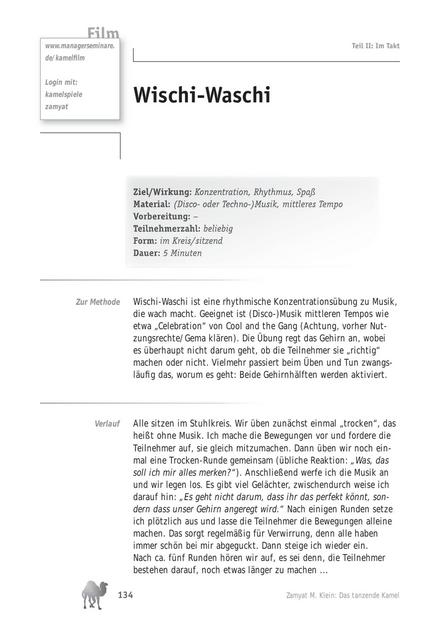 Trainingsspiel: Wischi-Waschi