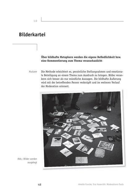 Moderations-Tool: Bilderkartei 