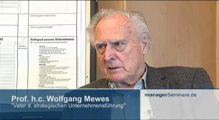 TV-Beitrag: Wolfgang Mewes im Interview