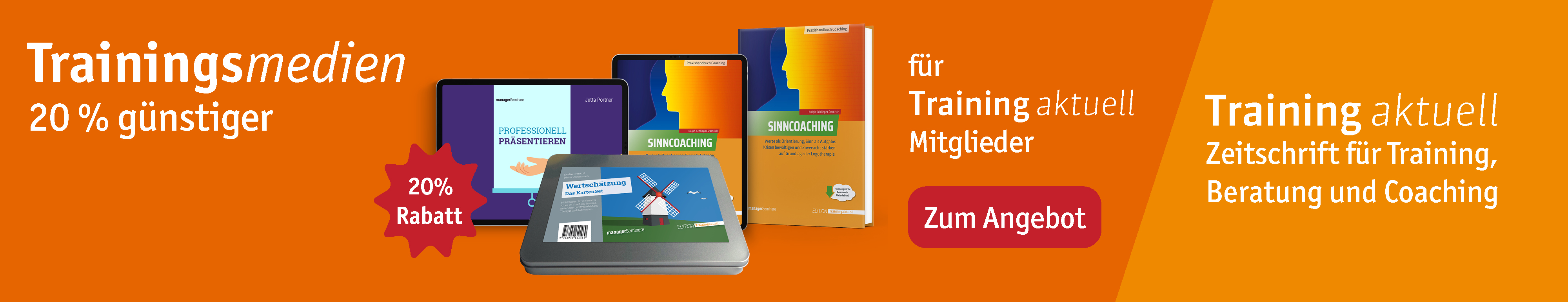 Rabatt für Training aktuell Mitglieder