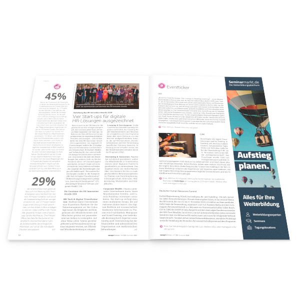 Mediadaten 2024 Weiterbildungsmagazin managerSeminare