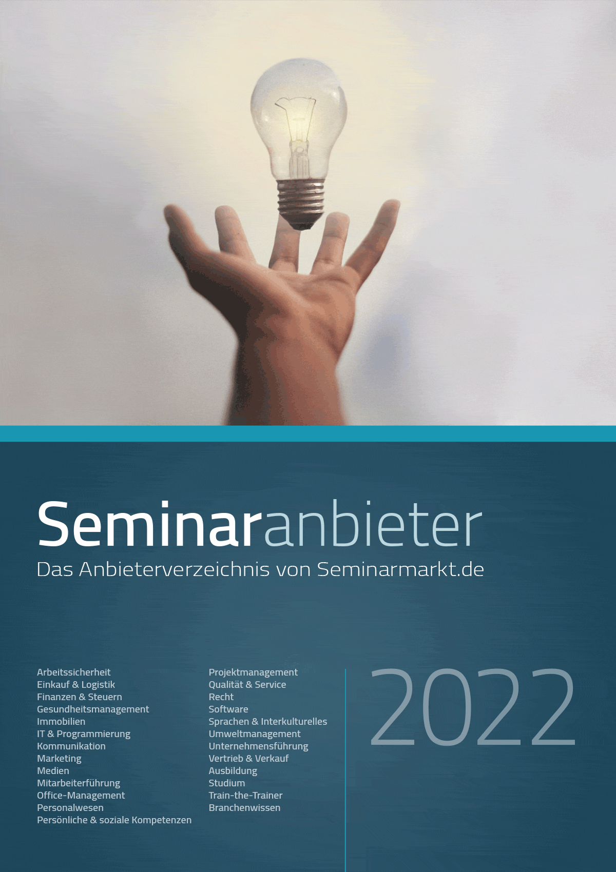 Bild zum Buch, Seminaranbieter 2022