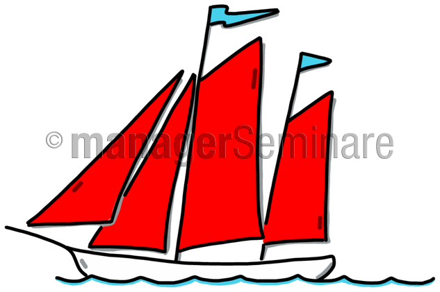 Grafik rotes_Segelschiff