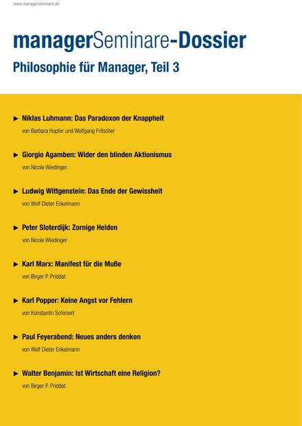 Dossier Philosophie für Manager, Teil 3
