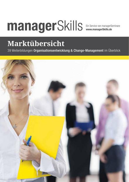 Dossier Marktübersicht: 39 Weiterbildungen Organisationsentwicklung und Change-Management
