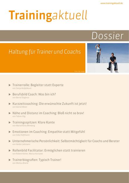 Dossier Haltung für Trainer und Coachs