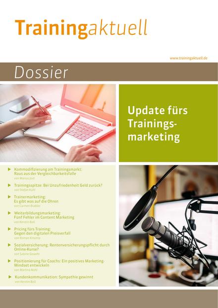 Dossier Update fürs Trainingsmarketing