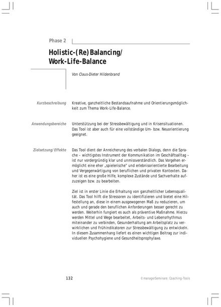 Coaching-Tool: Holistic-(Re)Balancing