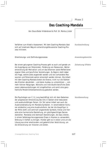 Coaching-Tool: Das Coaching-Mandala