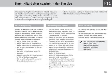Führungswissen kompakt: Einen Mitarbeiter coachen - der Einstieg