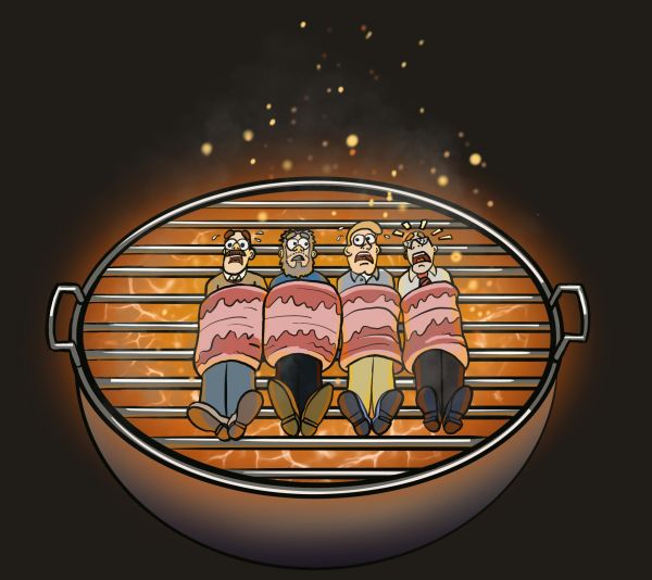 Berater auf den Grill!