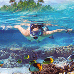 In Gedanken eintauchen