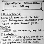 Vier Schritte zur Gewaltfreiheit