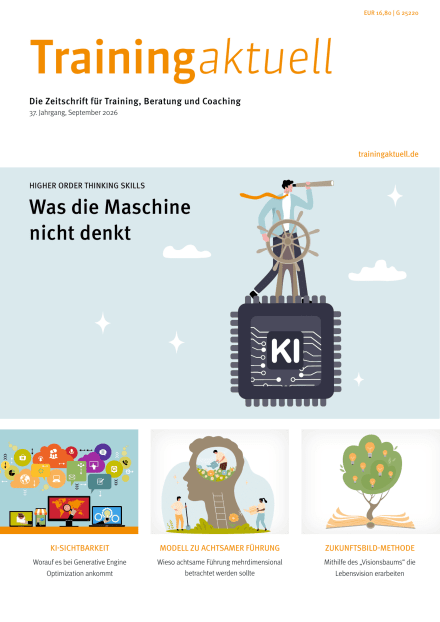 Cover Training aktuell 09/26 vom 07.09.2026