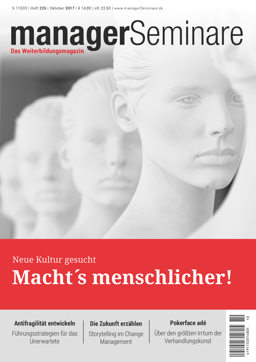 Macht´s menschlicher