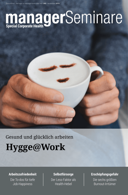 Extraheft  Hygge@Work: Gesund und glücklich arbeiten