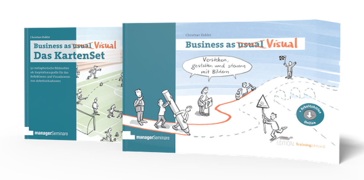 Buch und Kartenset Business as Visual