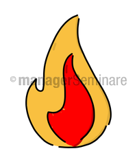 Zeichnung Flamme