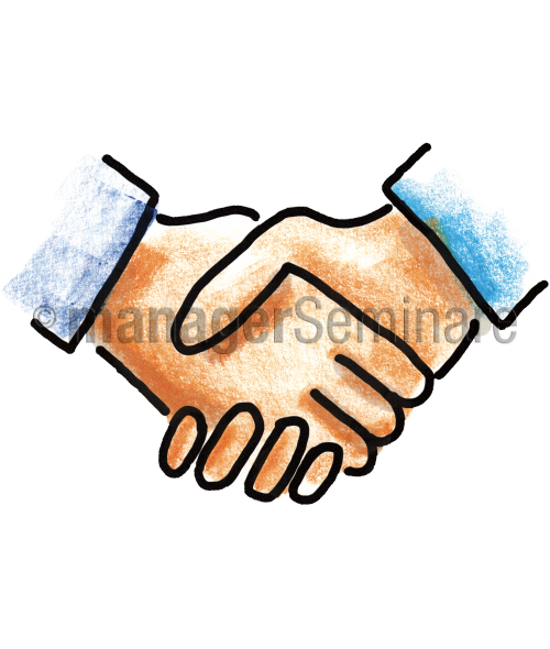 Zeichnung Händedruck