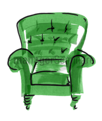 Zeichnung Sessel