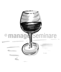 Zeichnung Weinglas