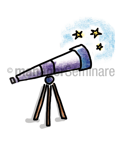 Zeichnung Sternenteleskop