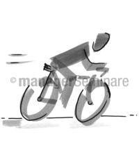 Zeichnung Fahrrad fahren