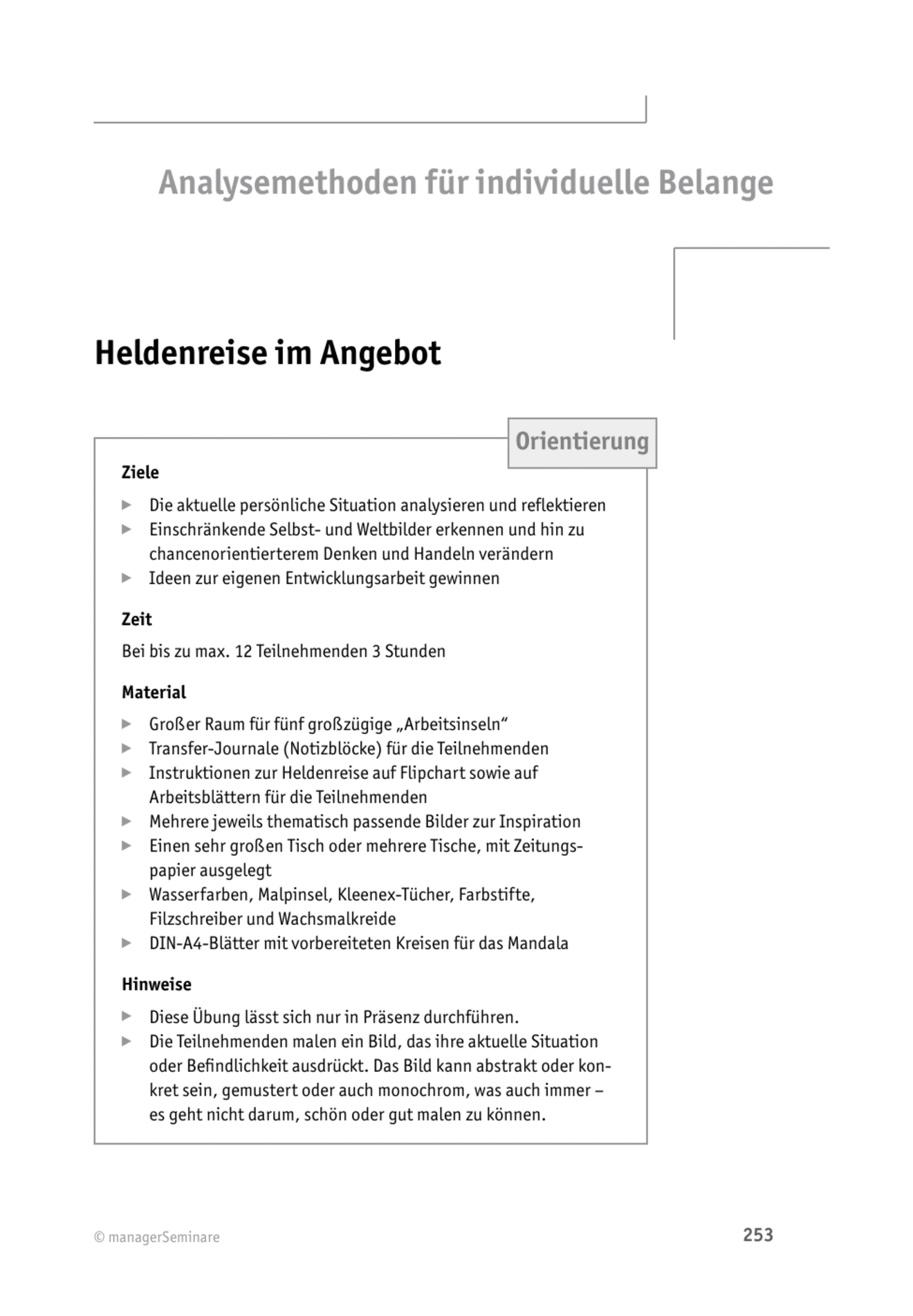 zum Tool: Change-Tool: Heldenreise im Angebot