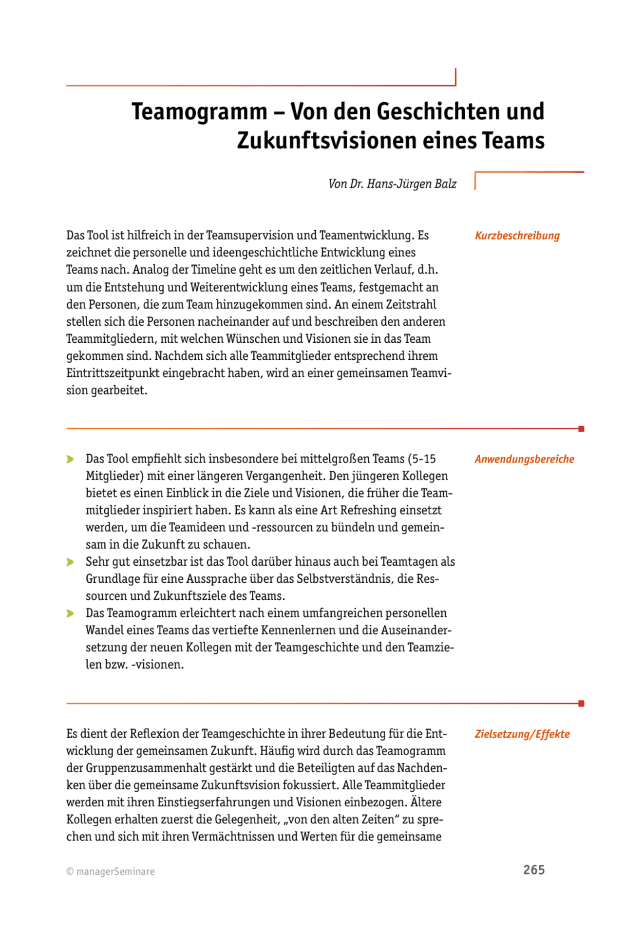 zum Tool: Supervisions-Tool: Teamogramm – Von den Geschichten und Zukunftsvisionen eines Teams