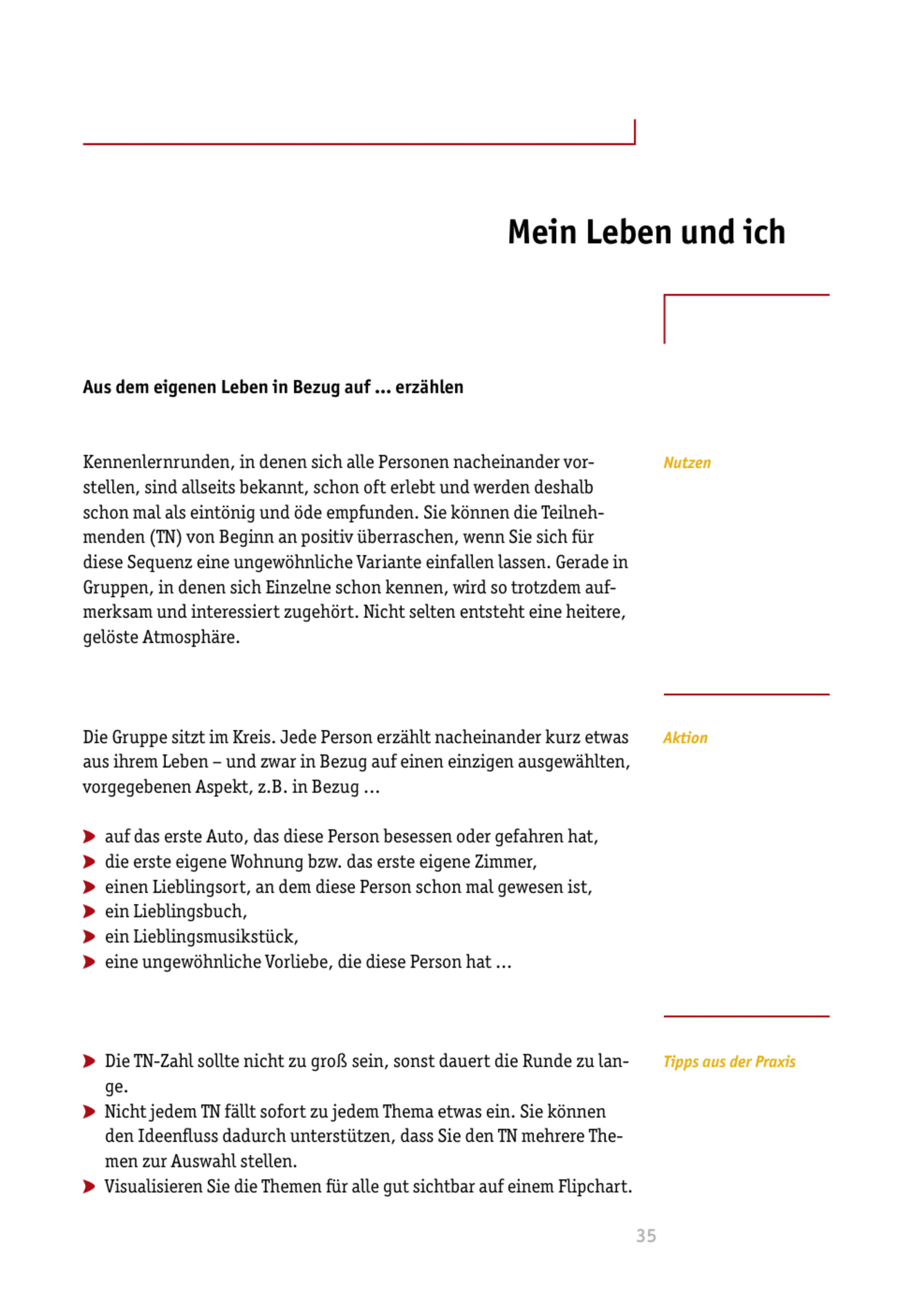 zum Tool: Moderations-Tool: Mein Leben und ich