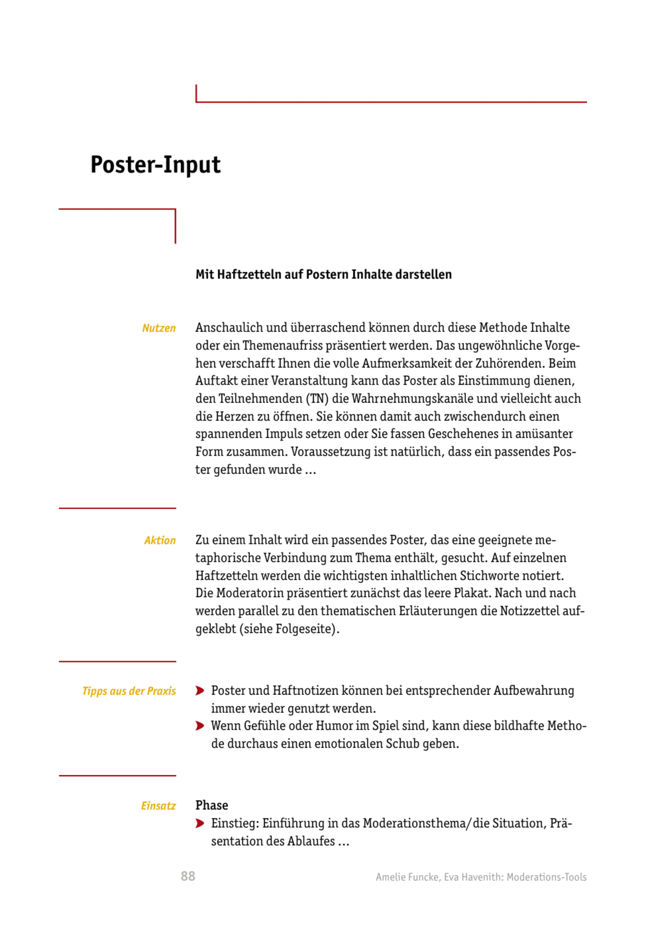 zum Tool: Moderations-Tool: Poster-Input