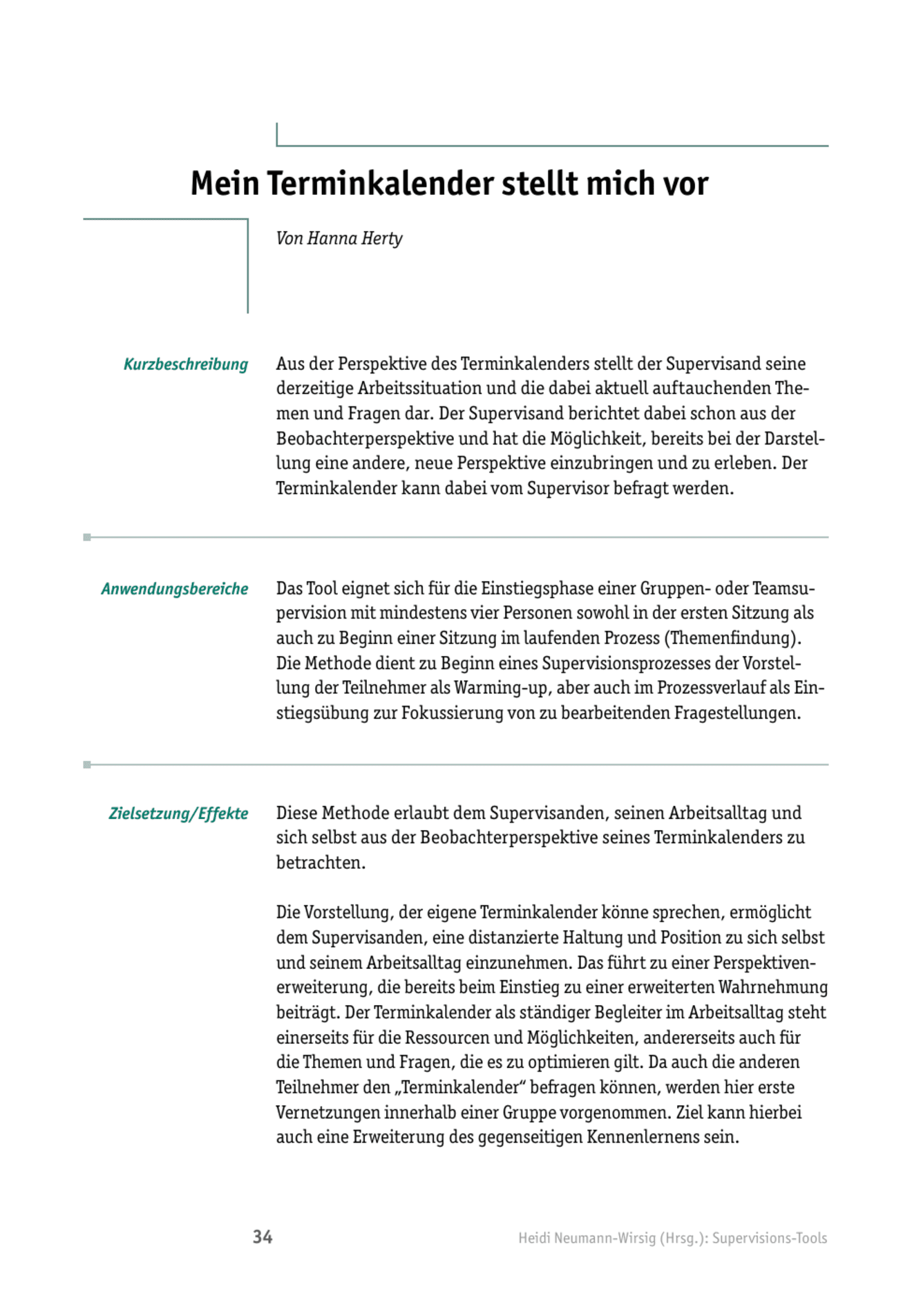 zum Tool: Supervisions-Tool: Mein Terminkalender stellt mich vor