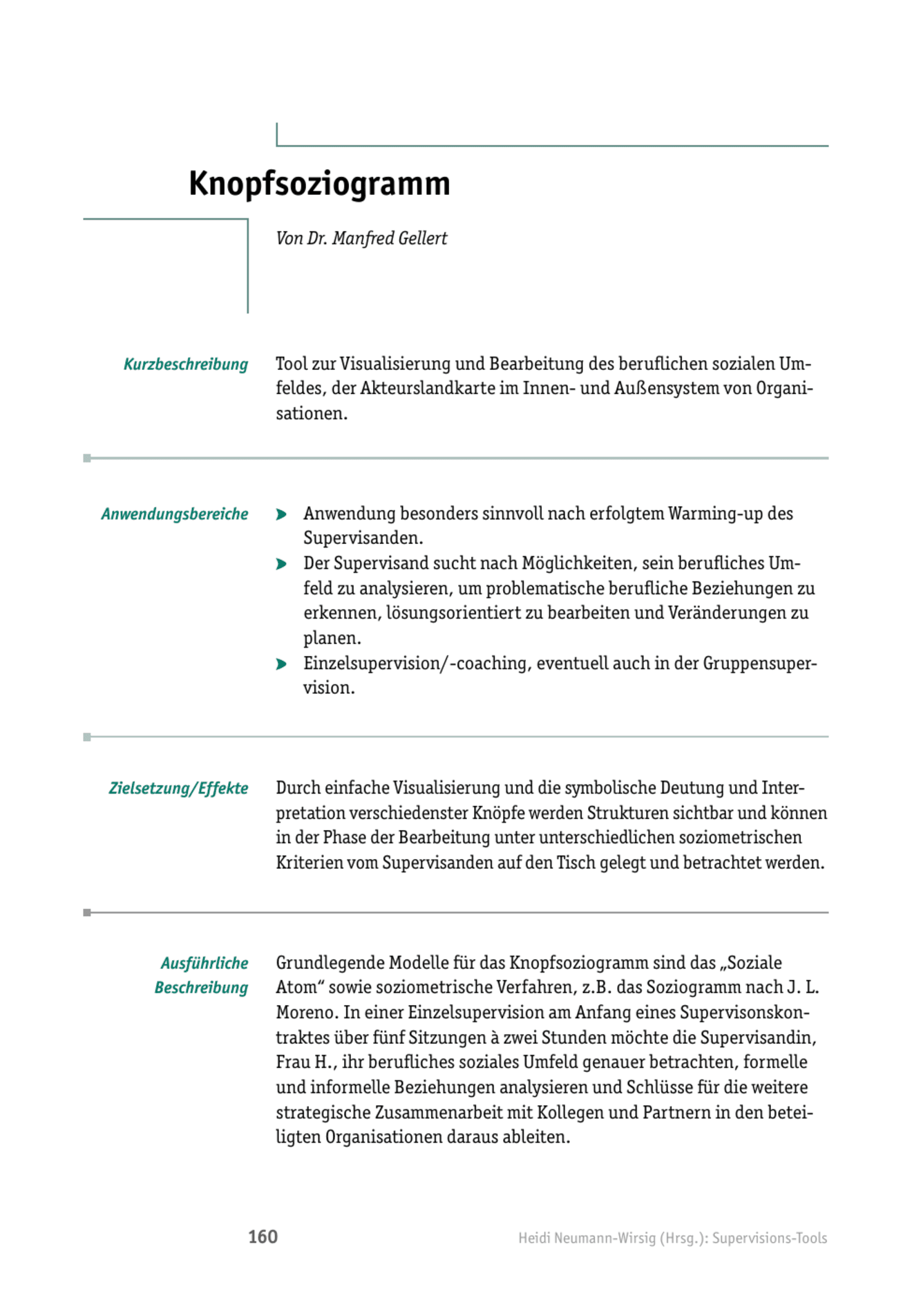 Tool  Supervisions-Tool: Knopfsoziogramm