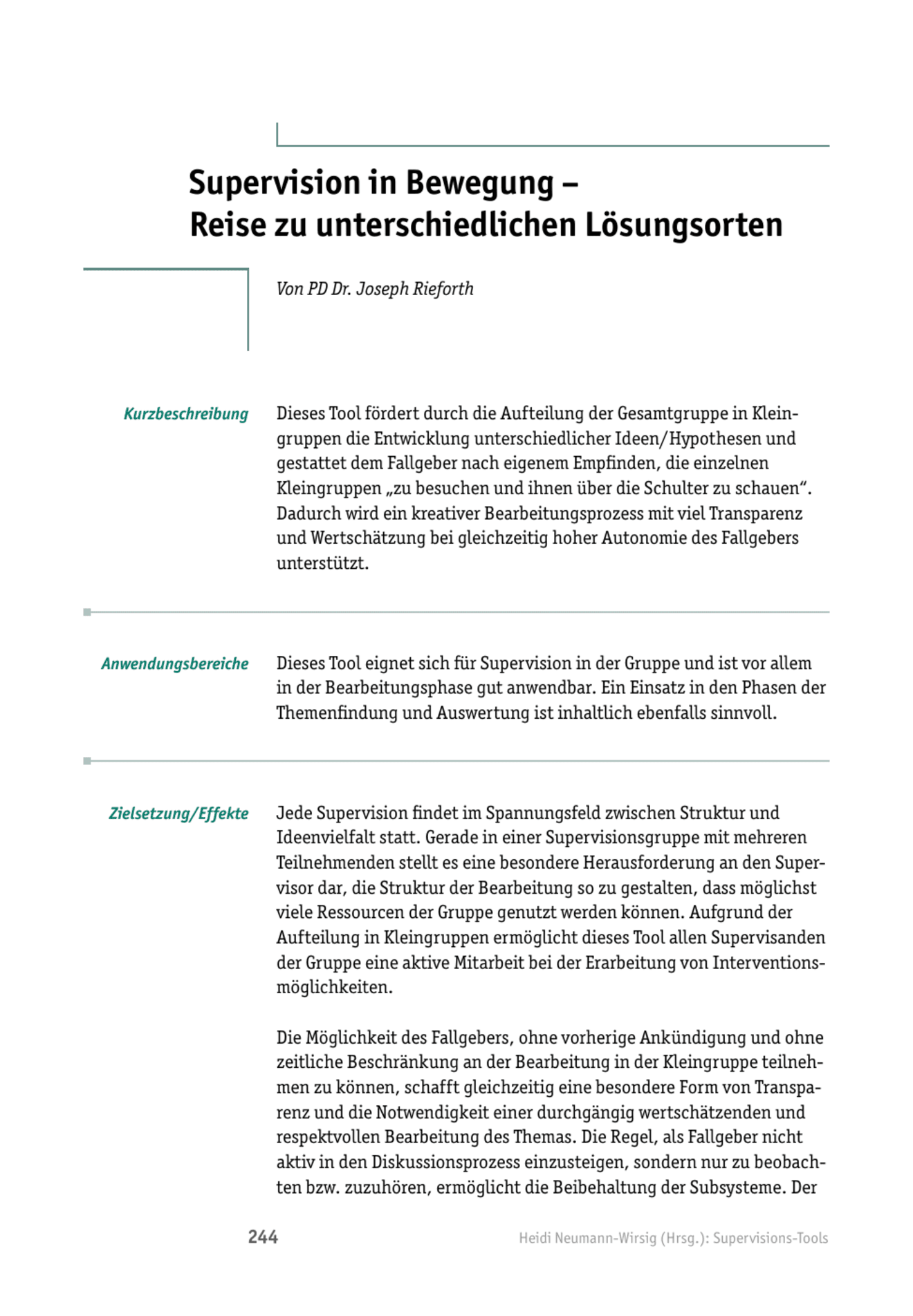 zum Tool: Supervisions-Tool: Supervision in Bewegung