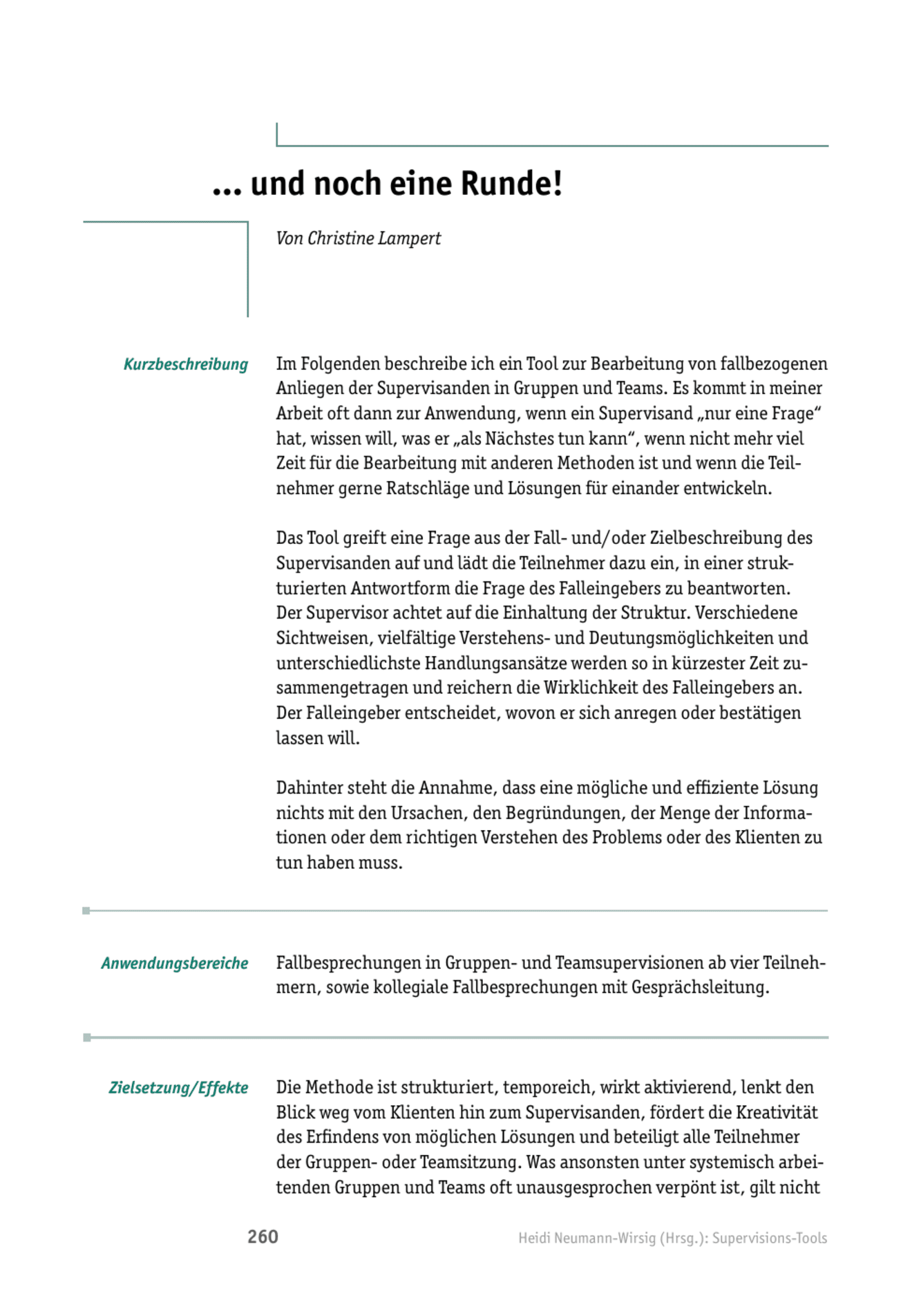 zum Tool: Supervisions-Tool: ... und noch eine Runde