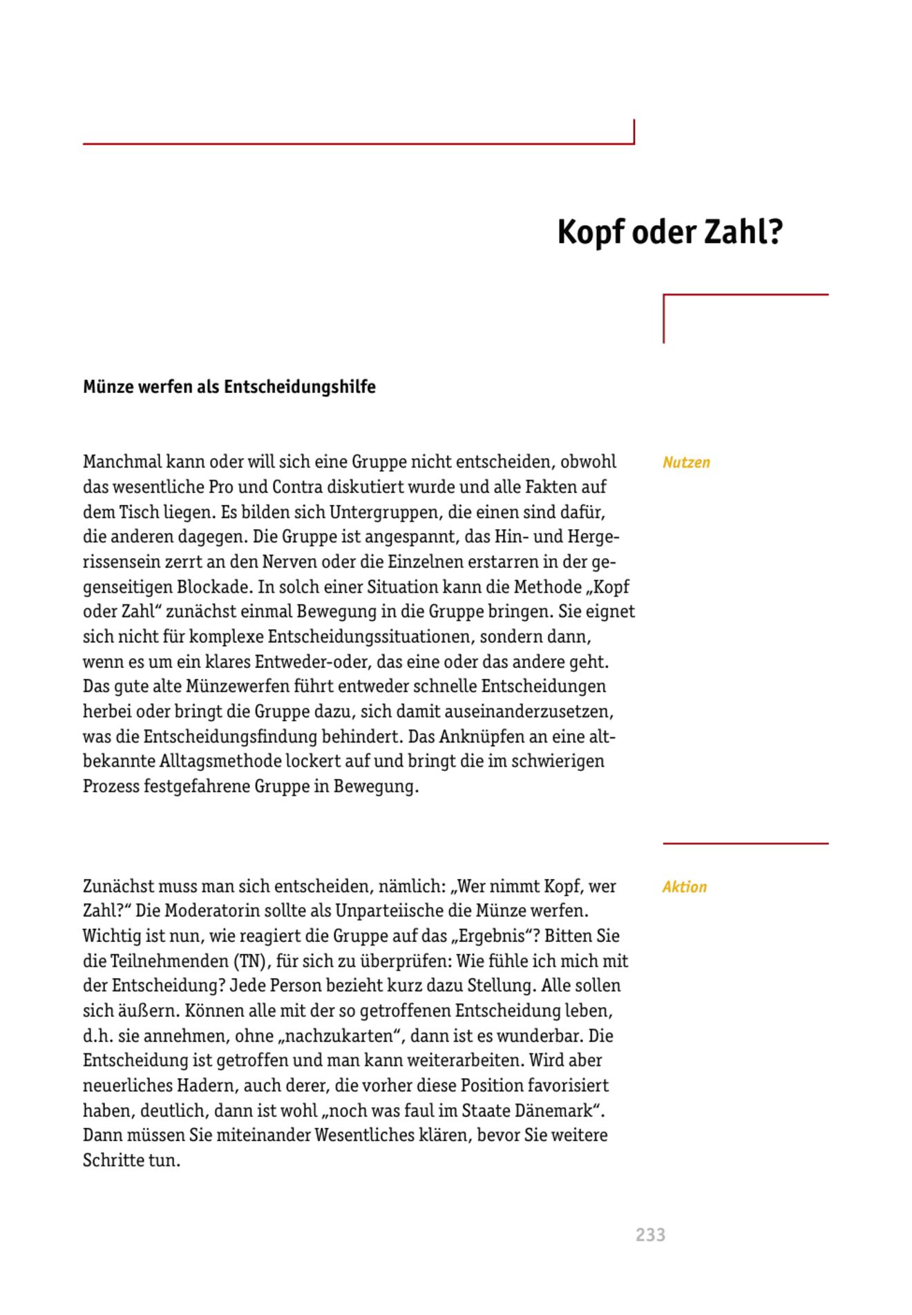 zum Tool: Moderations-Tool: Kopf oder Zahl