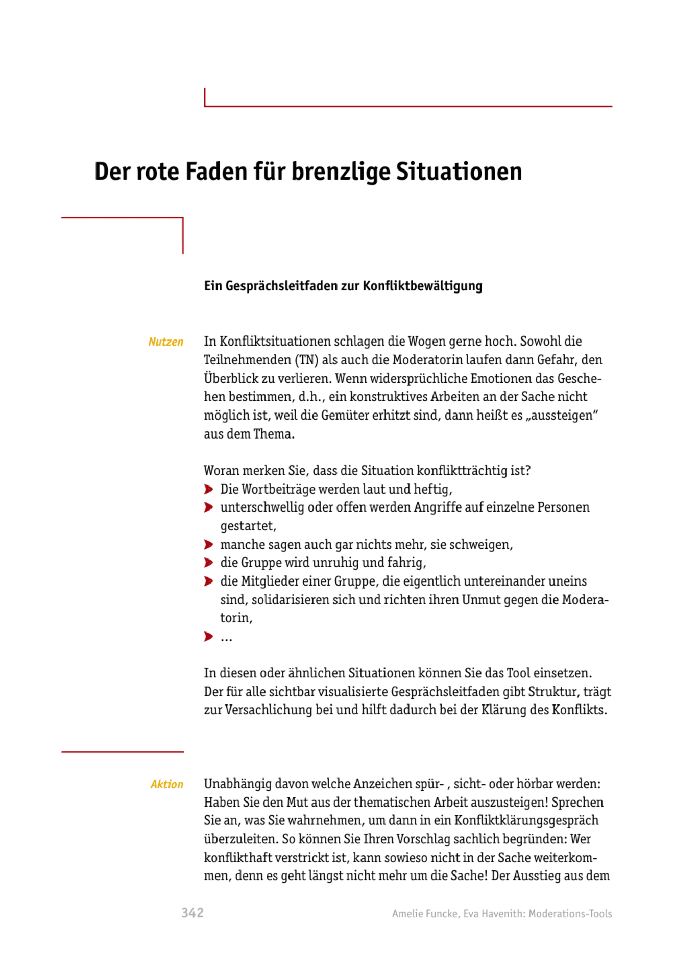 zum Tool: Moderations-Tool: Der rote Faden für brenzlige Situationen