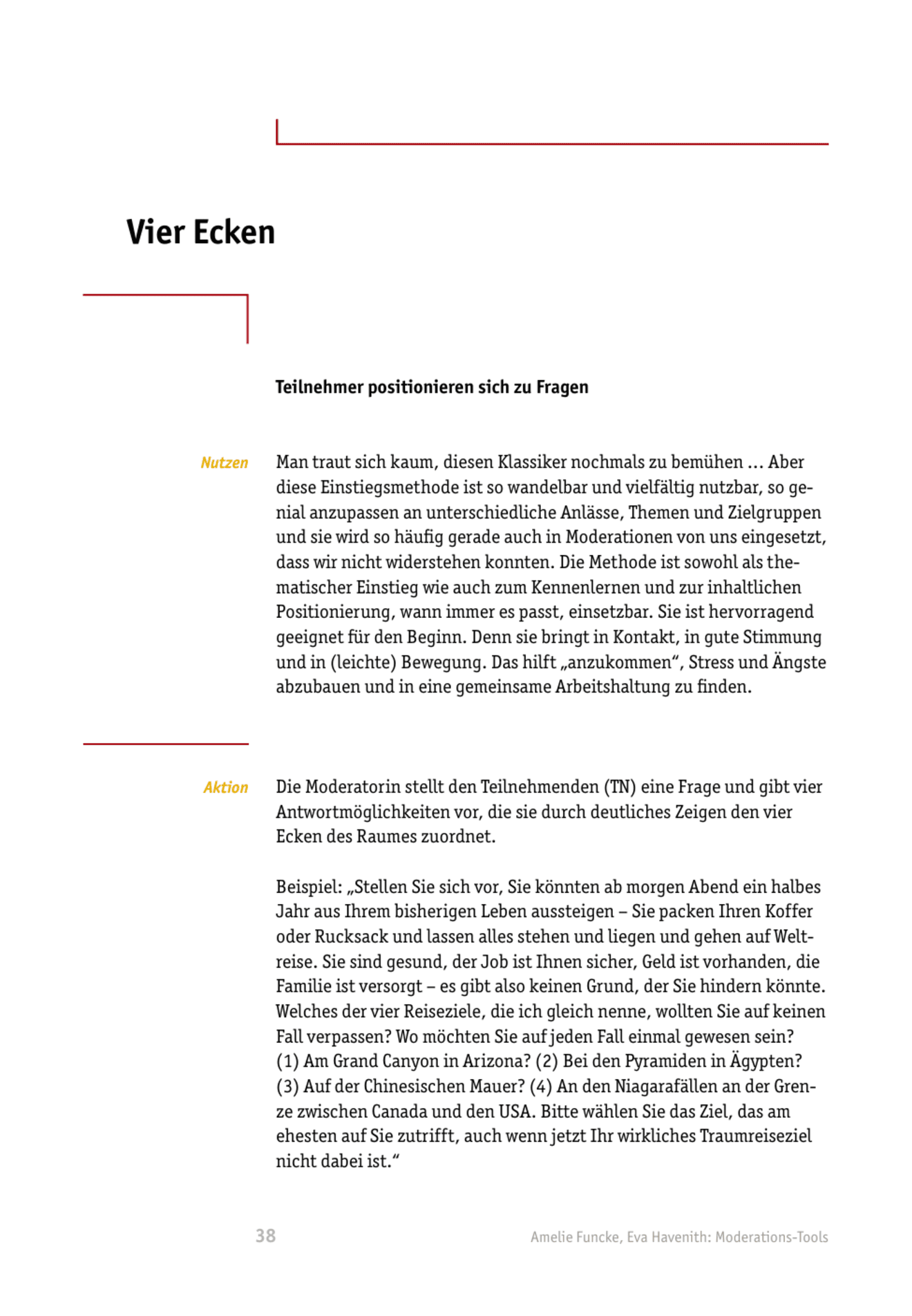 zum Tool: Moderations-Tool: Vier Ecken