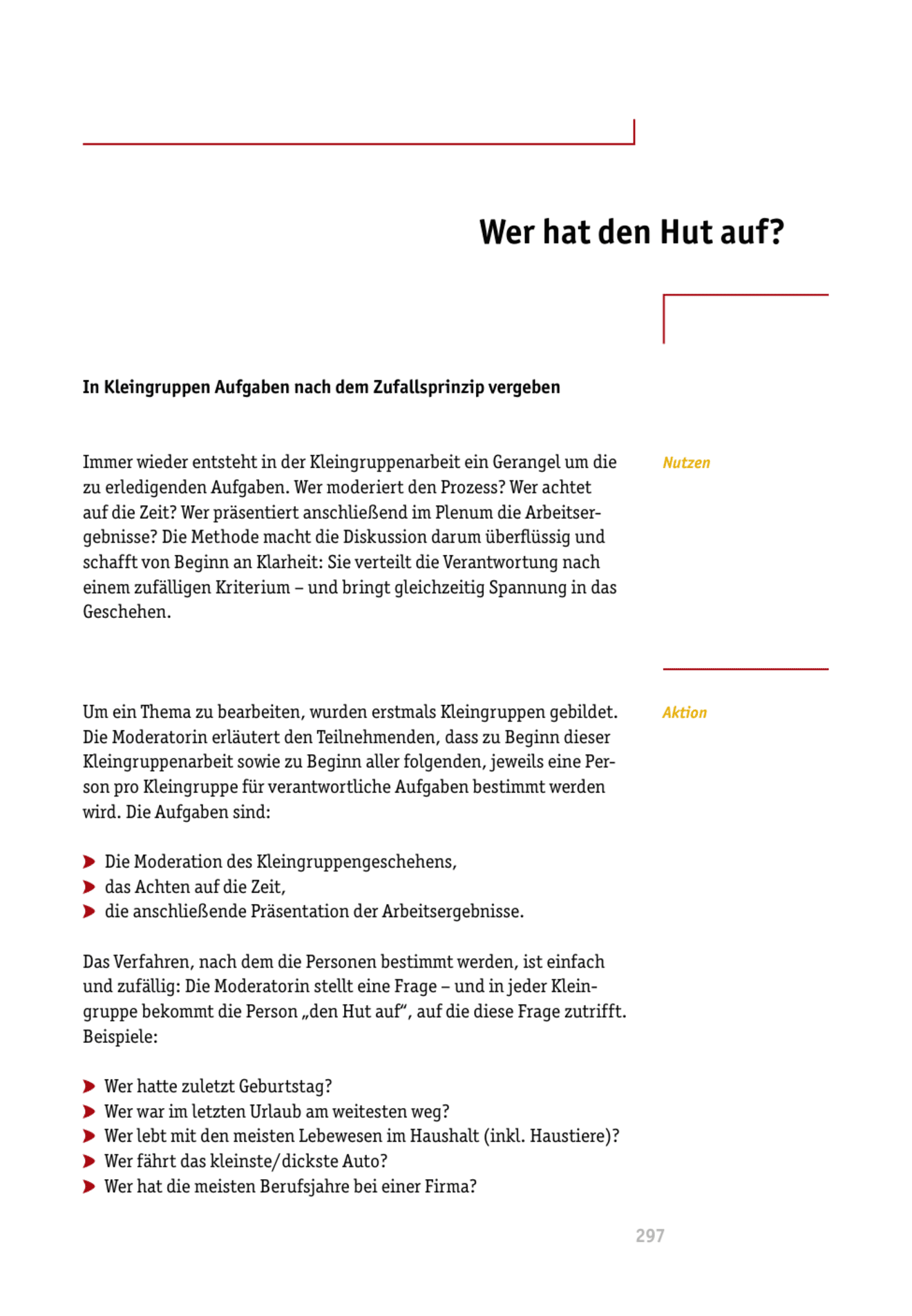 zum Tool: Moderations-Tool: Wer hat den Hut auf?