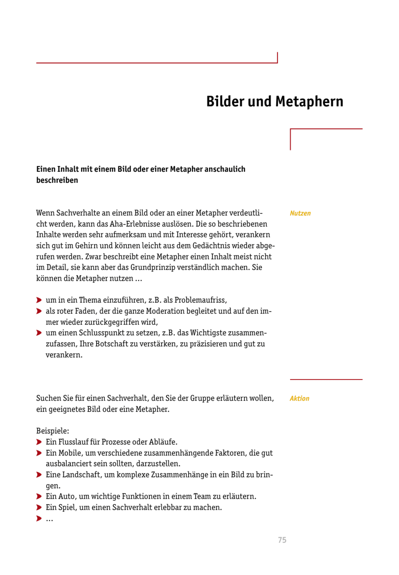 Moderations-Tool: Bilder und Metaphern