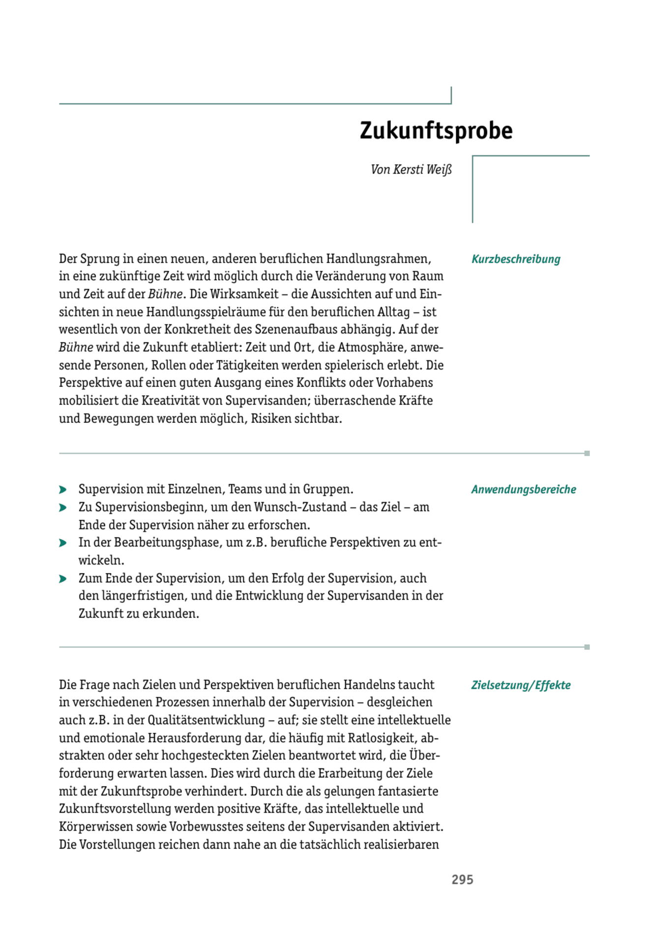 zum Tool: Supervisions-Tool: Zukunftsprobe