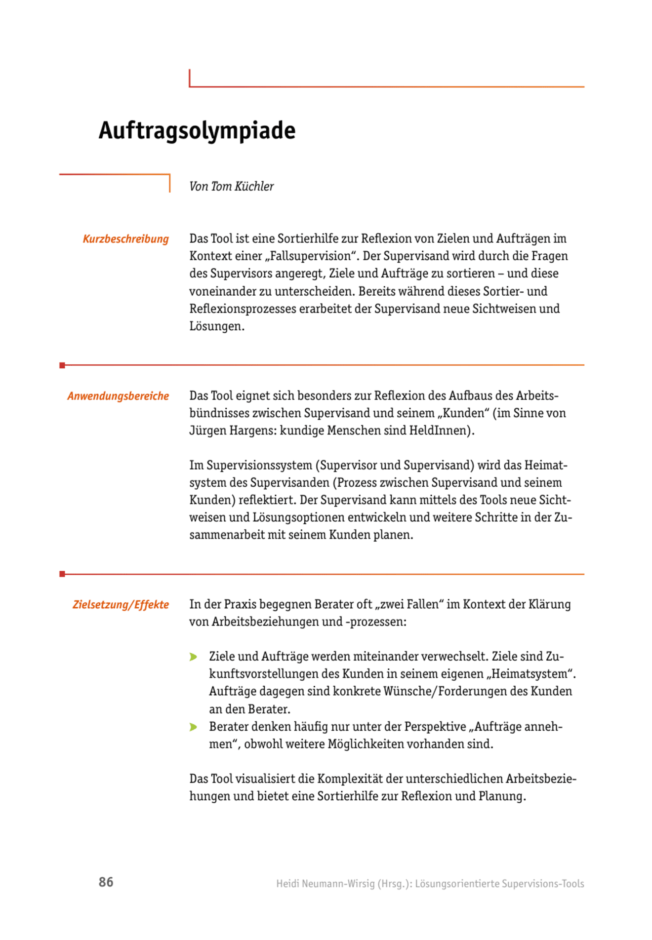 zum Tool: Supervisions-Tool: Auftragsolympiade