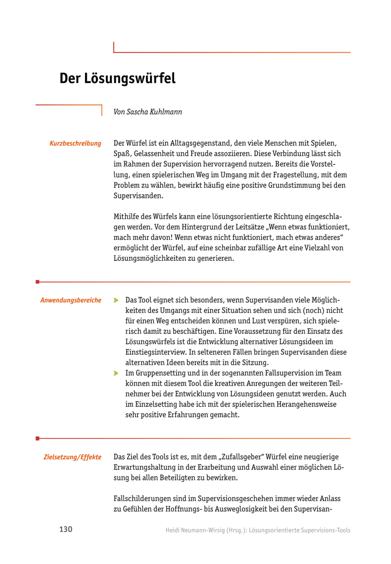 zum Tool: Supervisions-Tool: Der Lösungswürfel