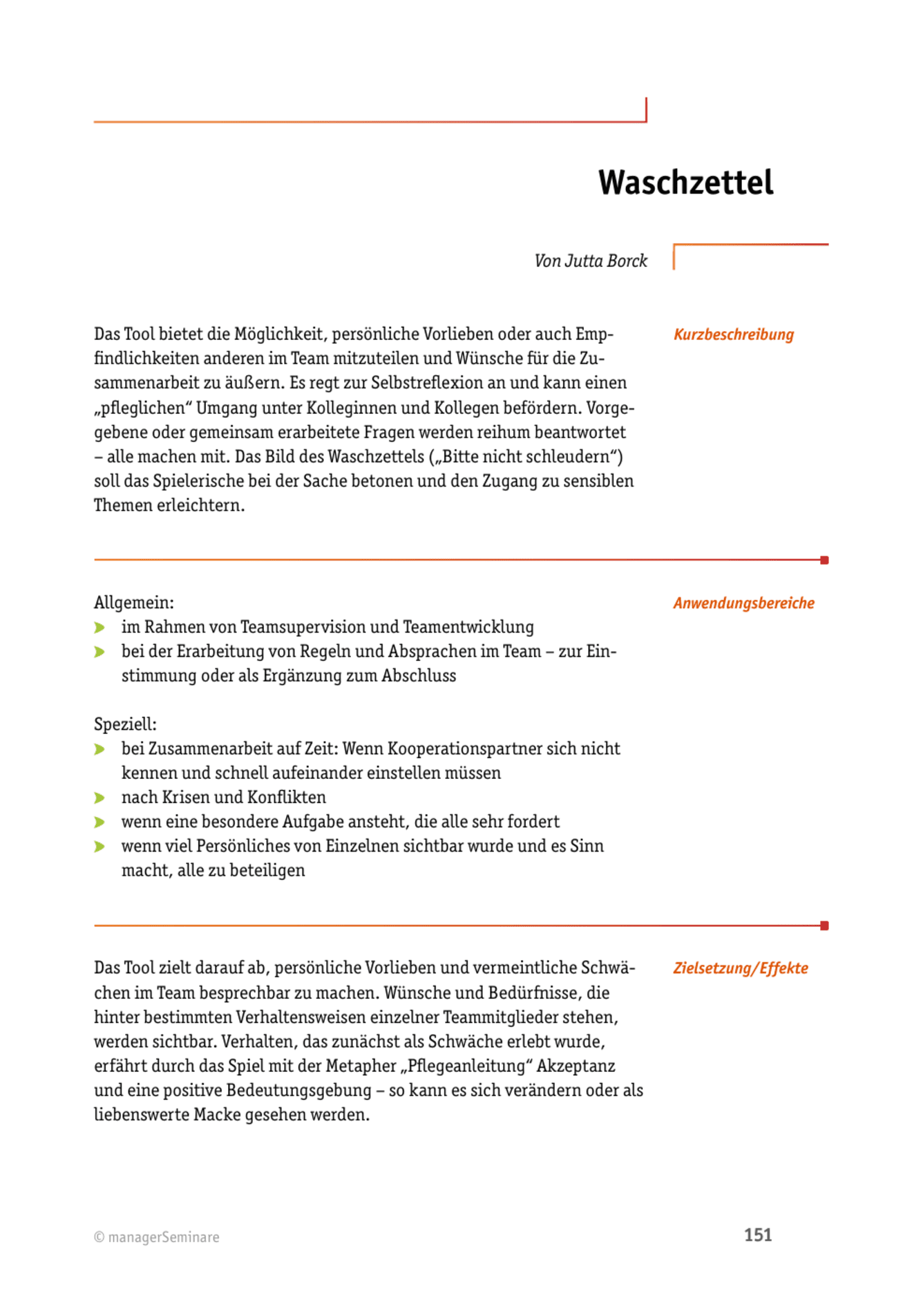 zum Tool: Supervisions-Tool: Waschzettel