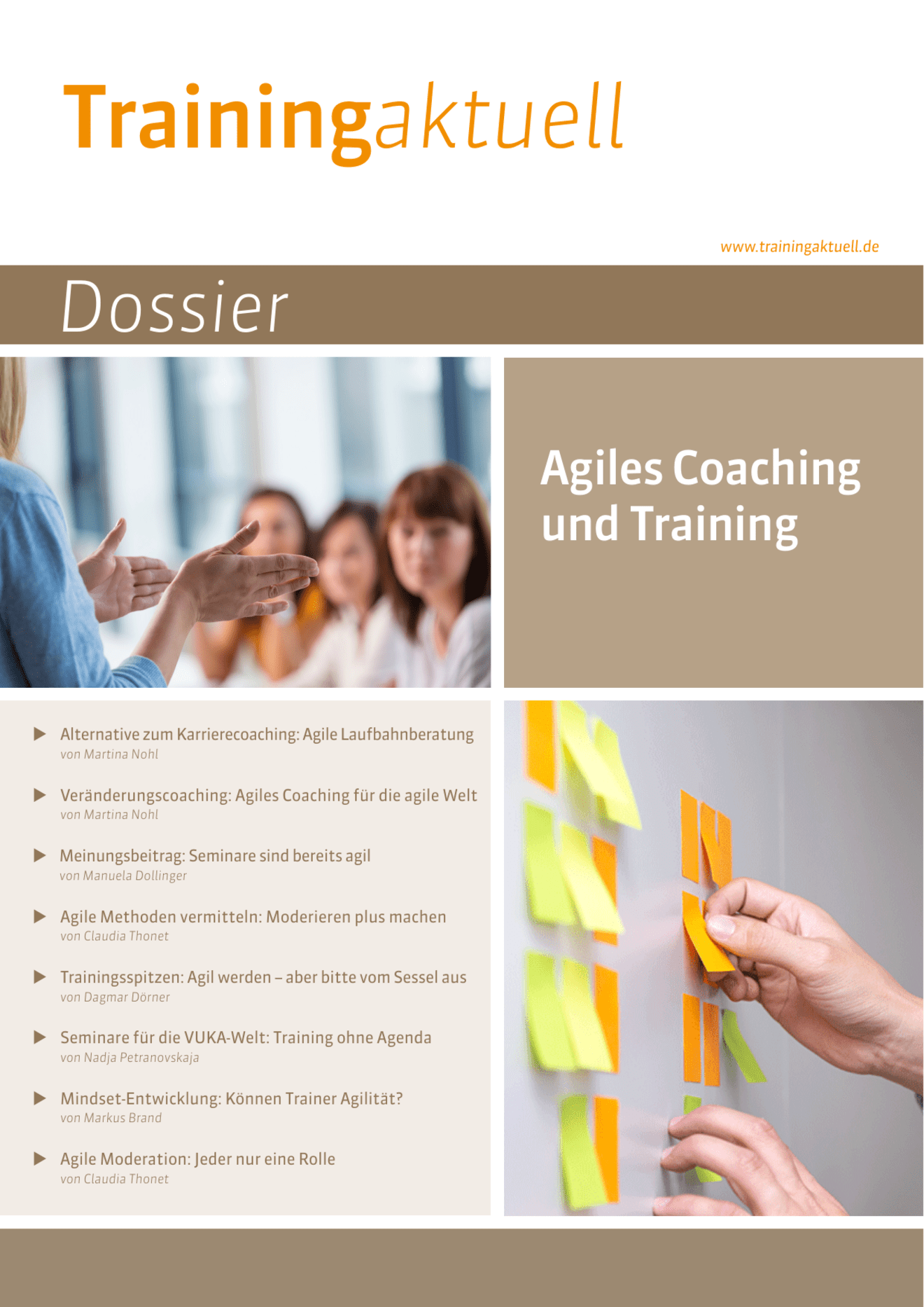 Dossier Agiles Coaching und Training