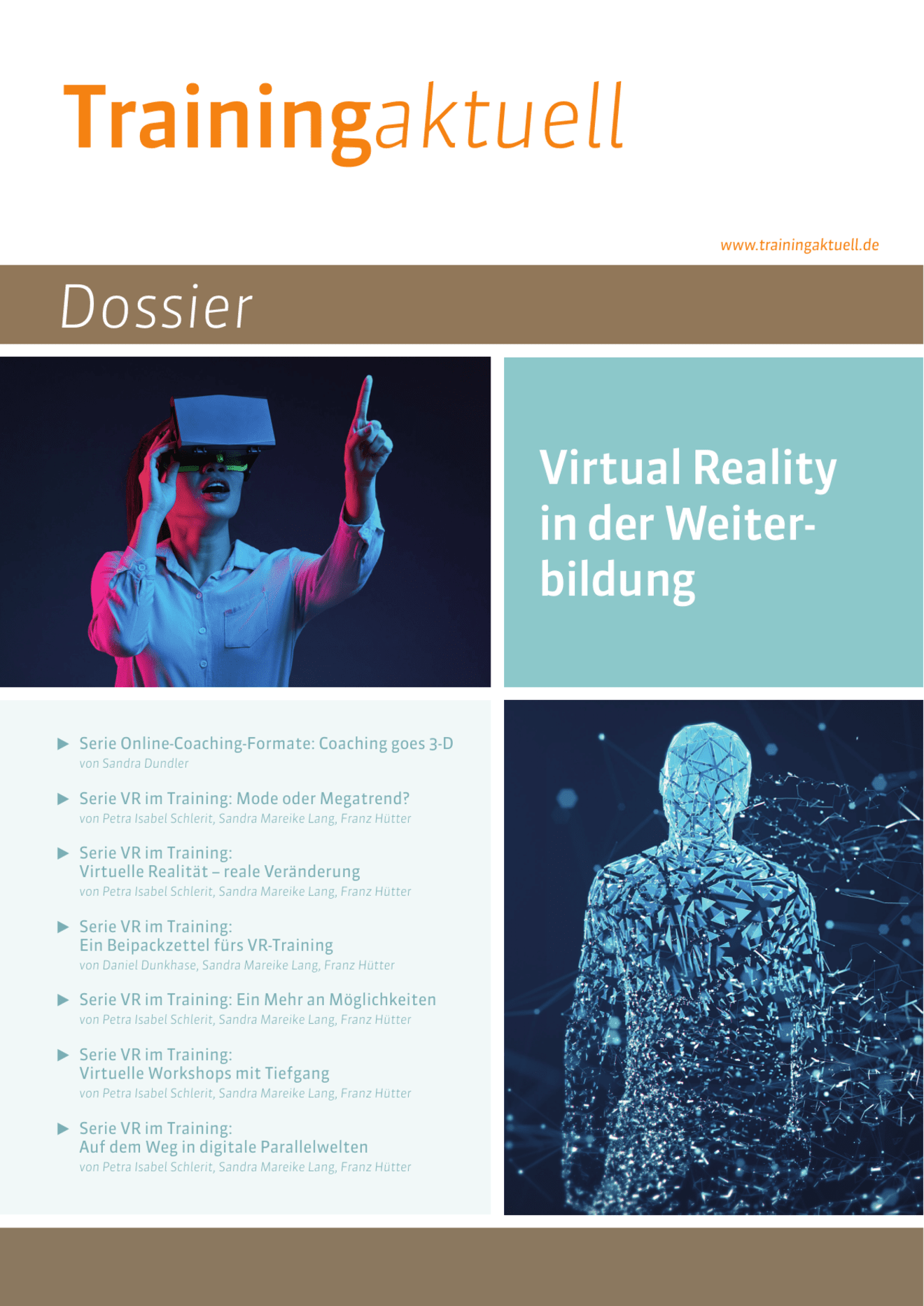 Dossier Virtual Reality in der Weiterbildung